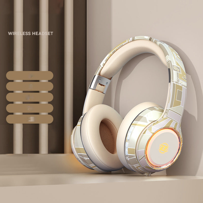 ELEXUM BT 5.3 Gaming-Kopfhörer, RGB Licht, 80h Akku, Mikrofon, Kabel/Wireless