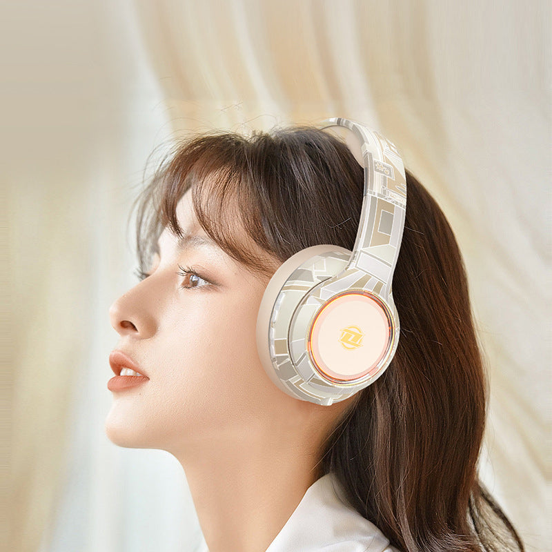 ELEXUM BT 5.3 Gaming-Kopfhörer, RGB Licht, 80h Akku, Mikrofon, Kabel/Wireless