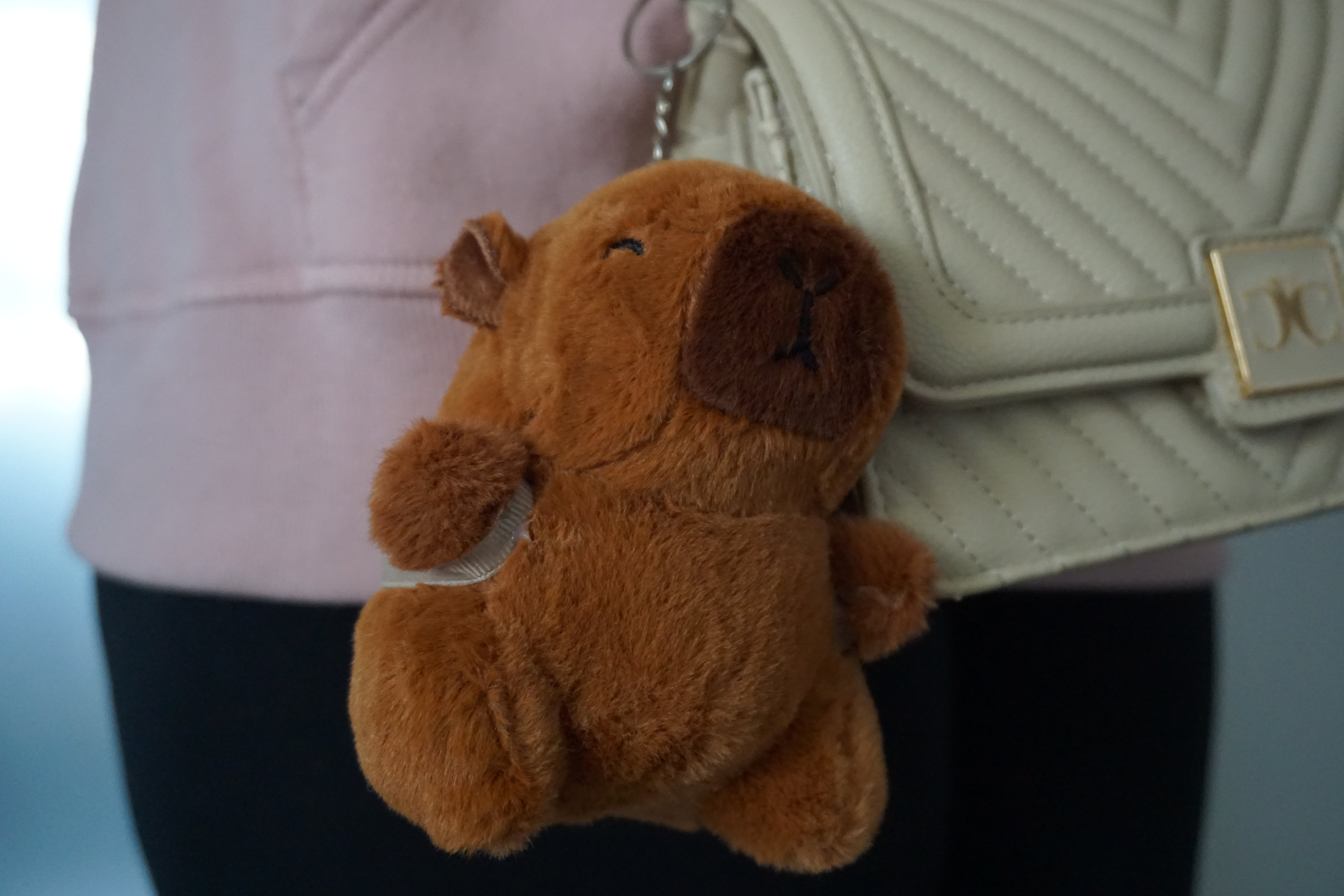 Capy Buddy – Capybara Plüsch-Anhänger für Tasche & Rucksack