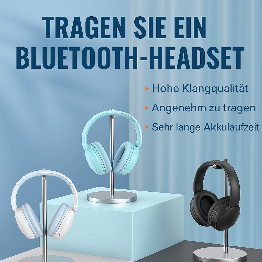 ELEXUM OE-ONE Bluetooth 5.0 Over-Ear Kopfhörer, 16h Musik, 20h Call