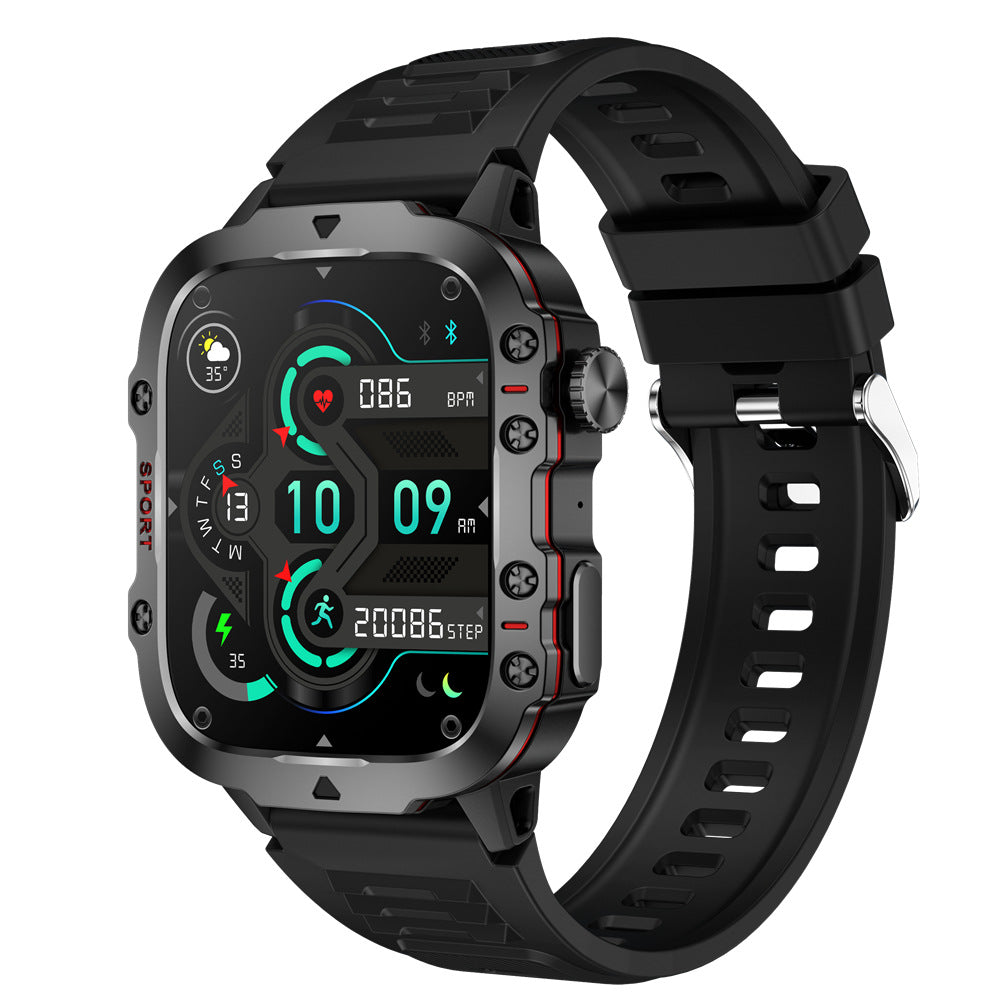 Outdoor Smartwatch mit Bluetooth-Anruf, GPS & 1,96" AMOLED