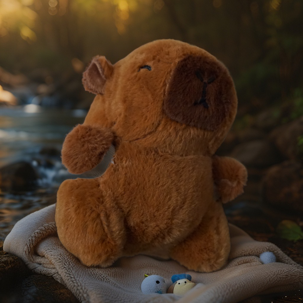 Capy Buddy – Capybara Plüsch-Anhänger für Tasche & Rucksack