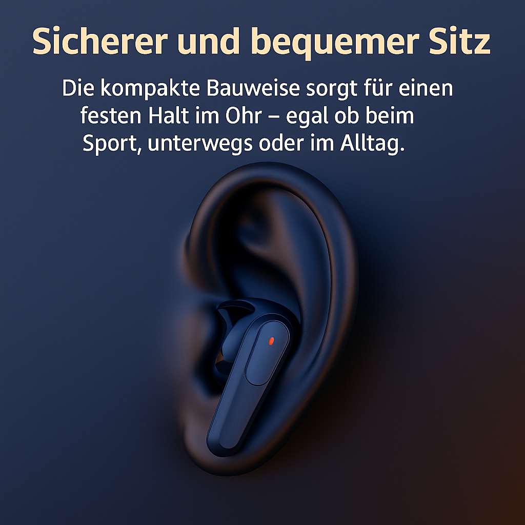 TWSBluetooth 5.0 In-Ear Kopfhörer – kabellose Earbuds mit Touch-Bedienung
